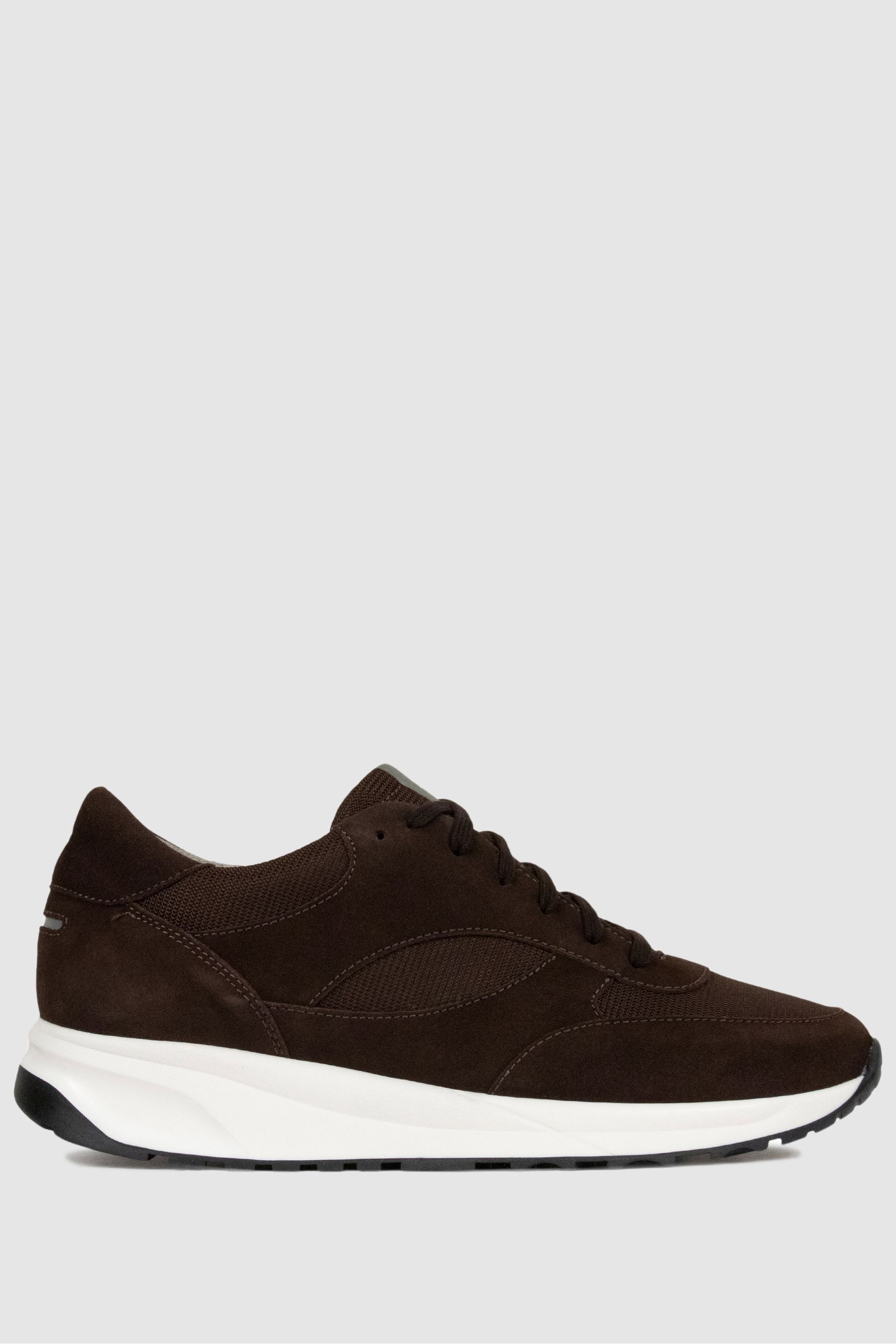 UNSEEN UNSEEN FOOTWEAR SUEDE AND MESH ROZEL TRAINERS