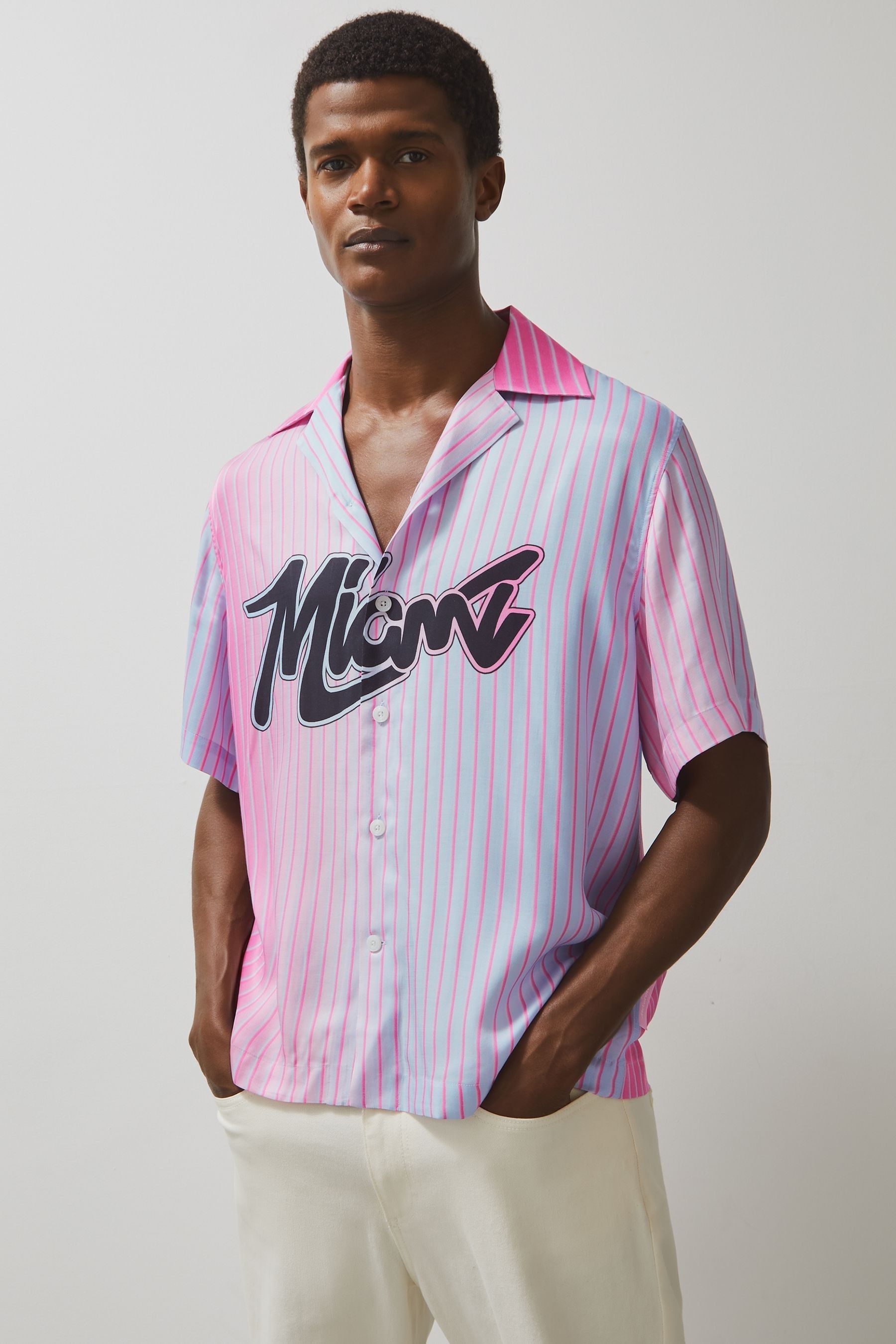 Reiss Mclaren Pink Mclaren F1 Team Gp Shirt