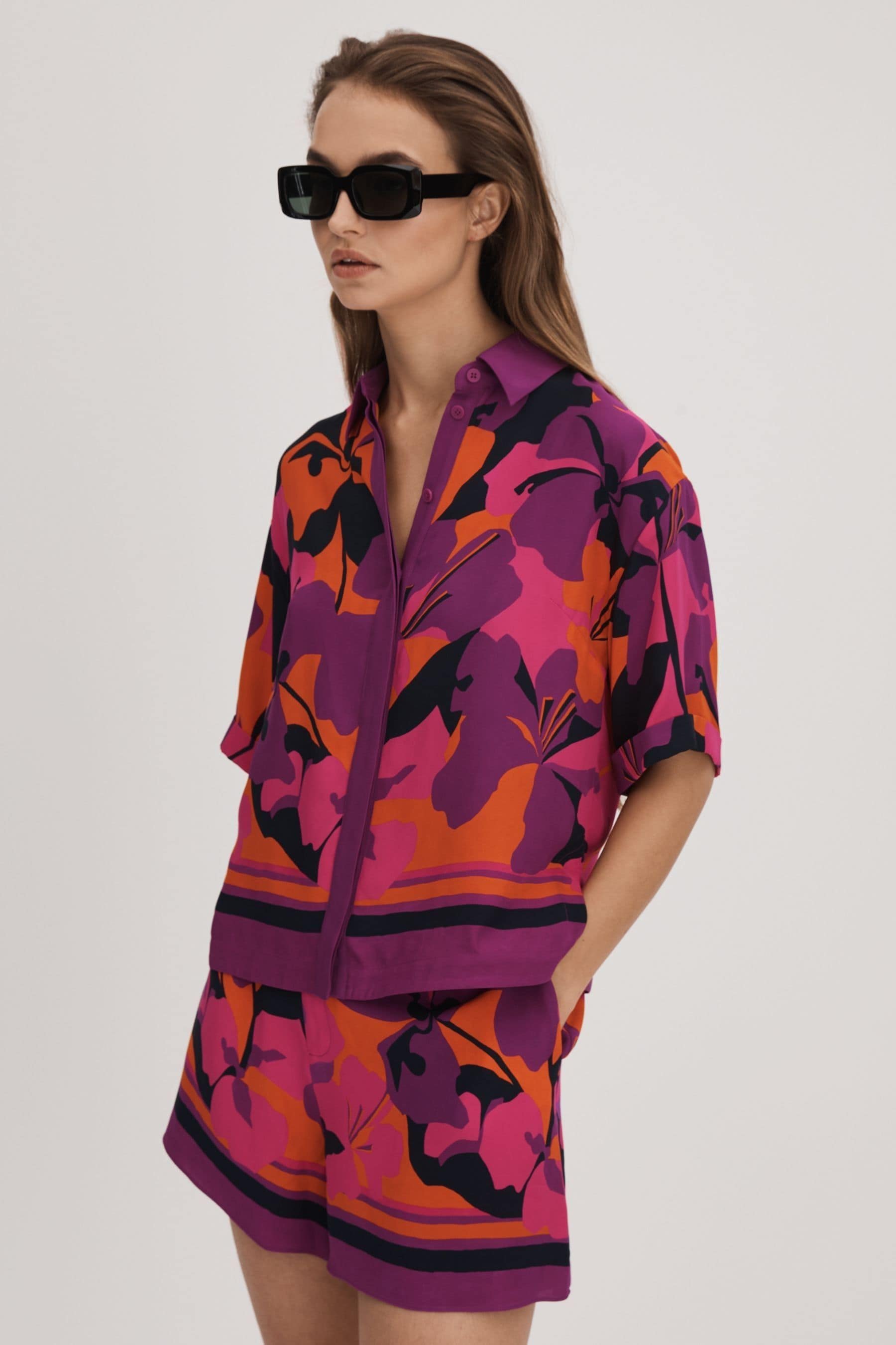 Florere Printed Boxy Shirt