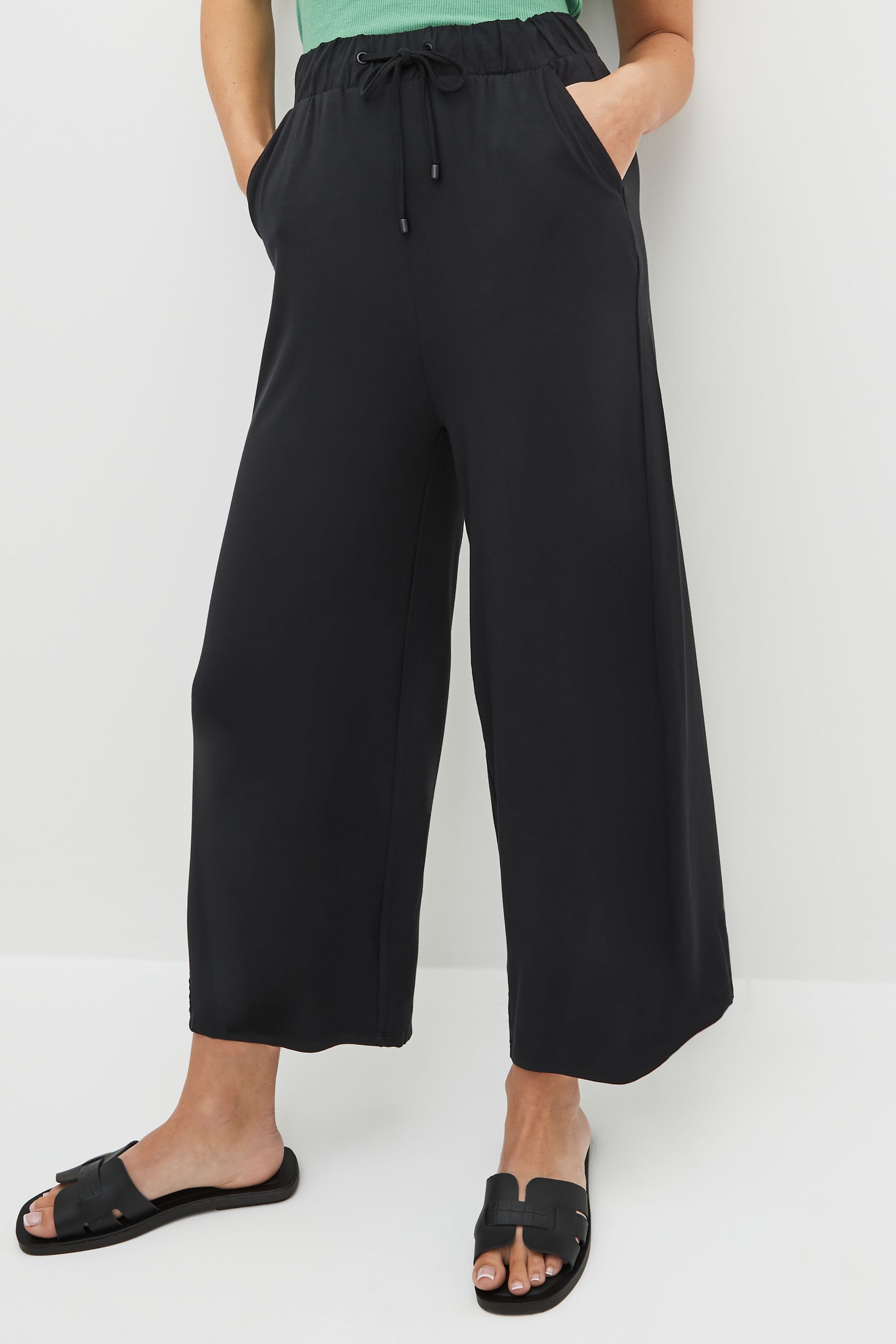 Womens Next Black Jersey Culotte Trousers Black Reviews Next Reviews Feefo