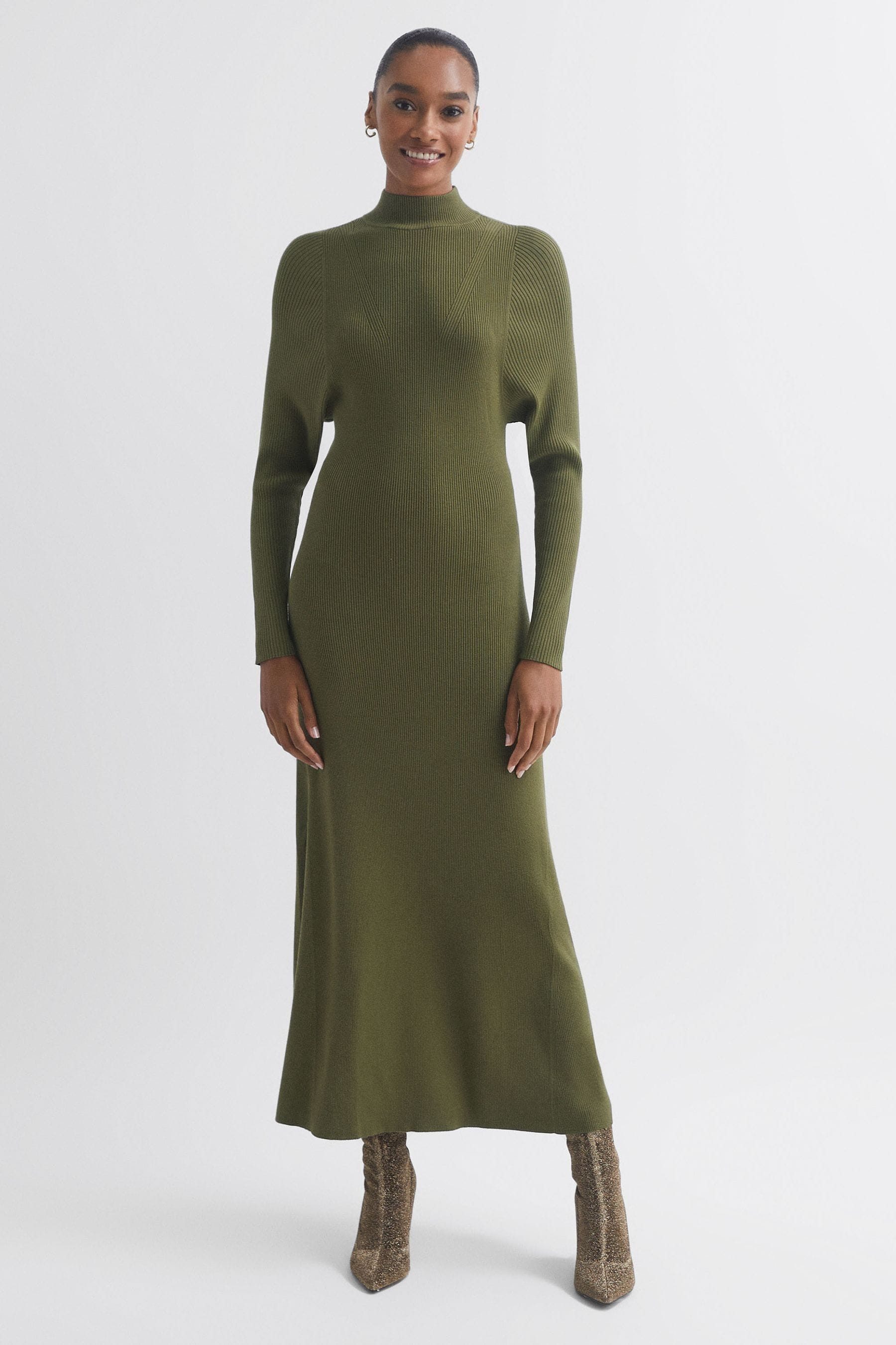 Florere - Knitted Midi Dress,...