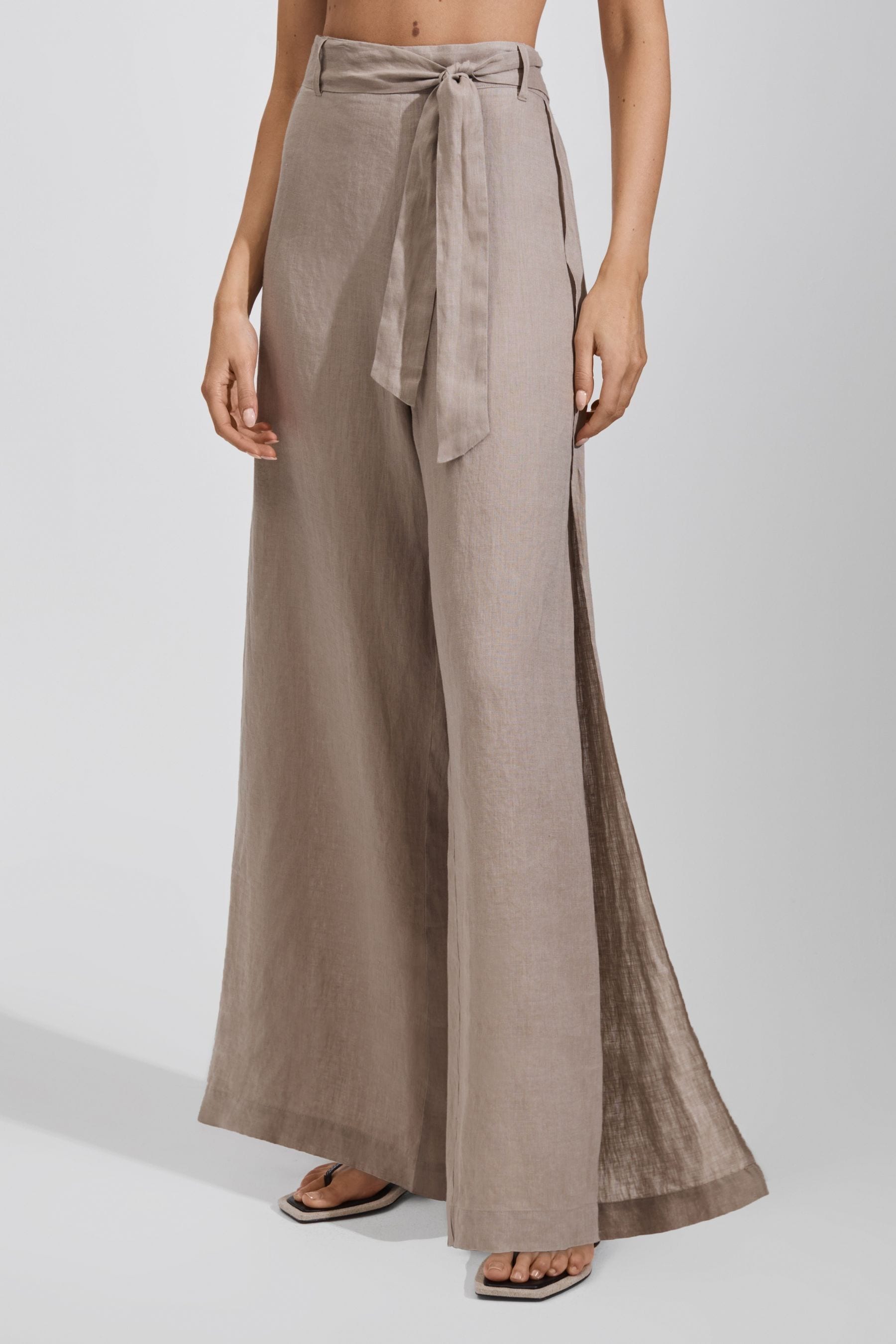 Harry - Taupe Linen Side...