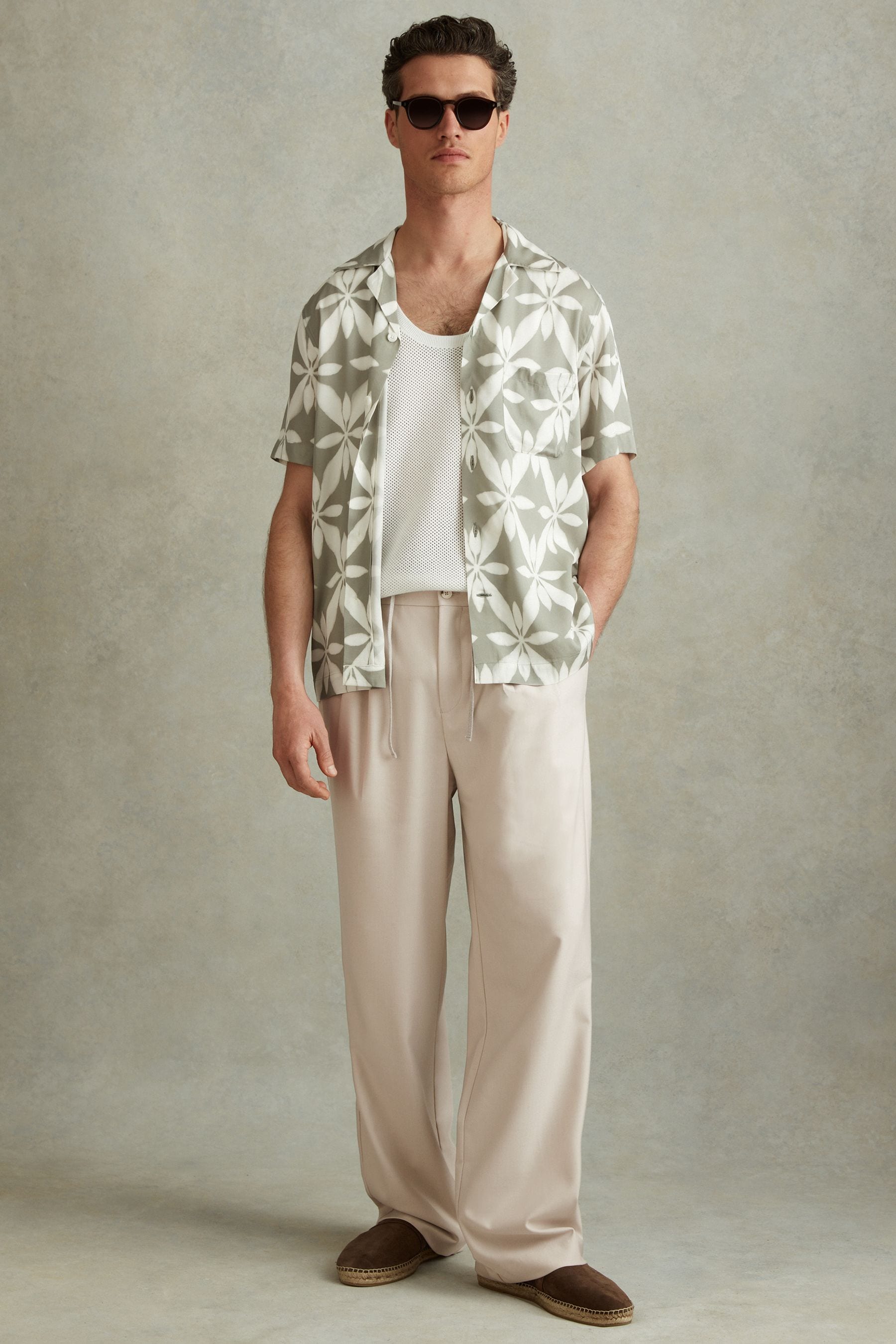 Arden - Stone Relaxed Twill...