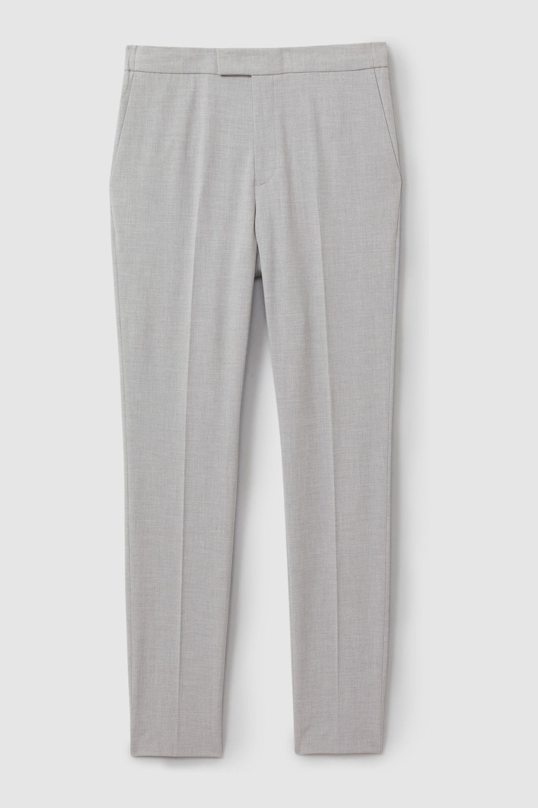 Reiss Grey Found Relaxed Drawstring Trousers In Grey
