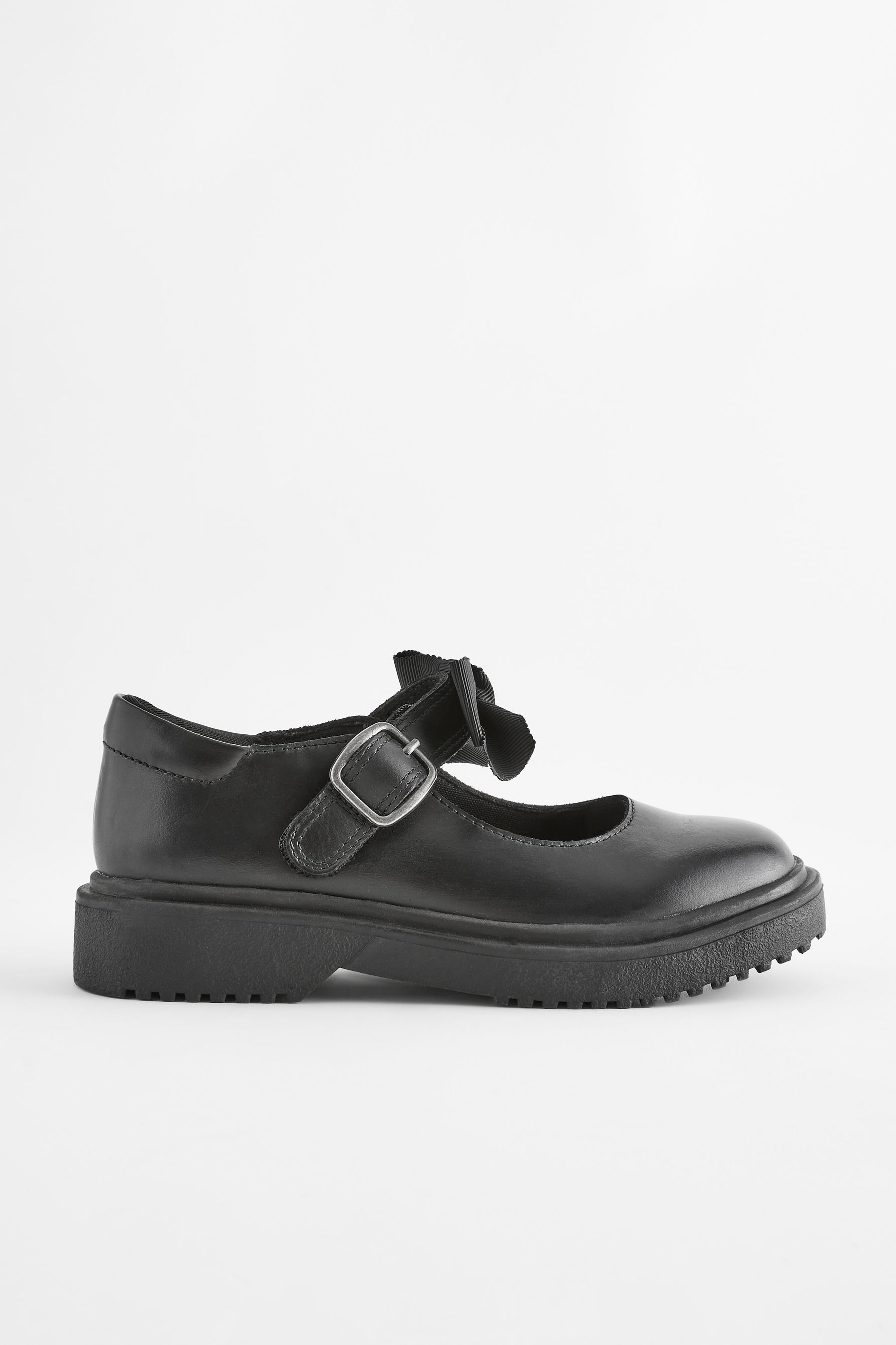 Next Matt Black Standard Fit F Leather Bow Chunky Mary Jane School Shoes matt black price in Dubai UAE Compare Prices