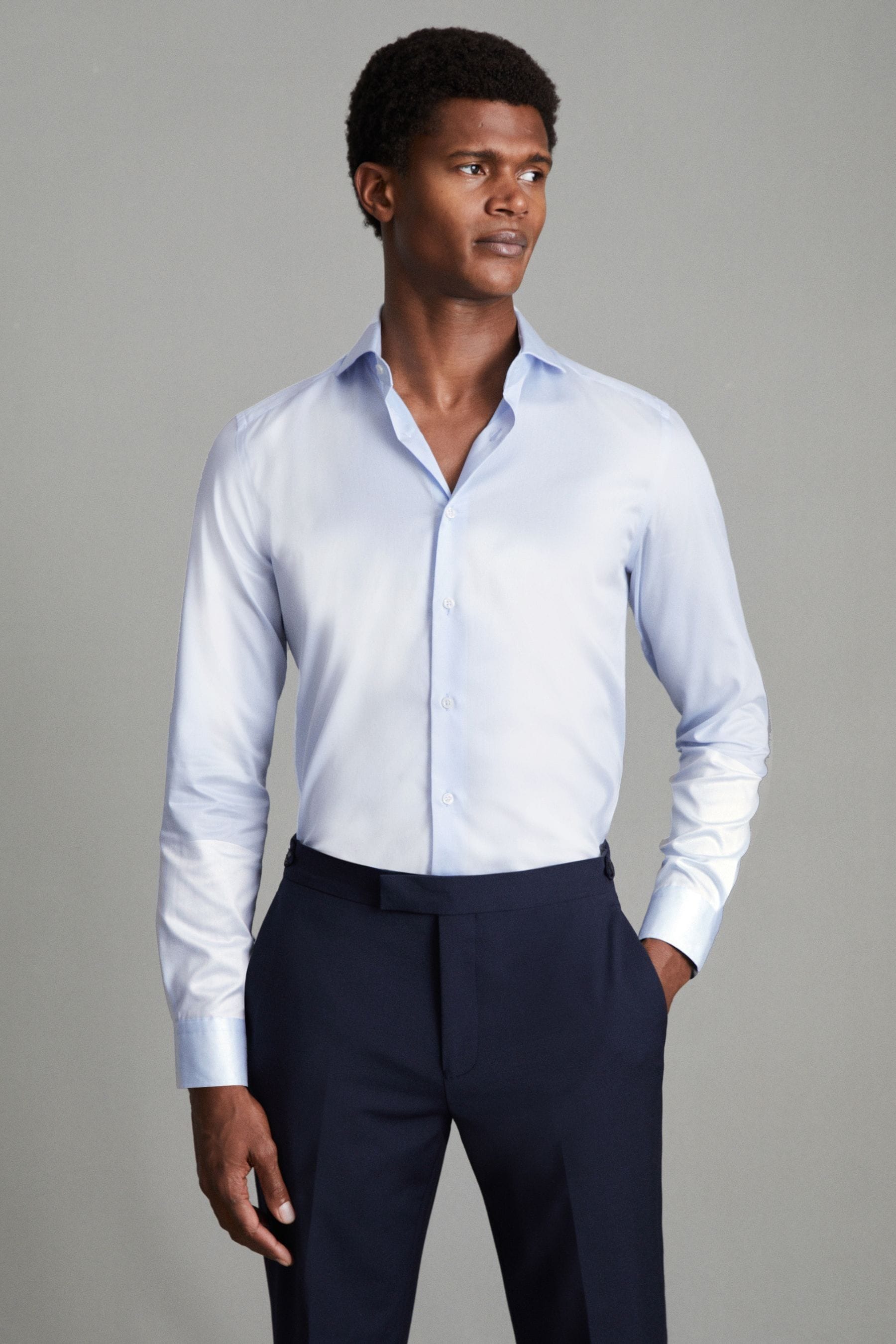 Reiss Storm In Soft Blue
