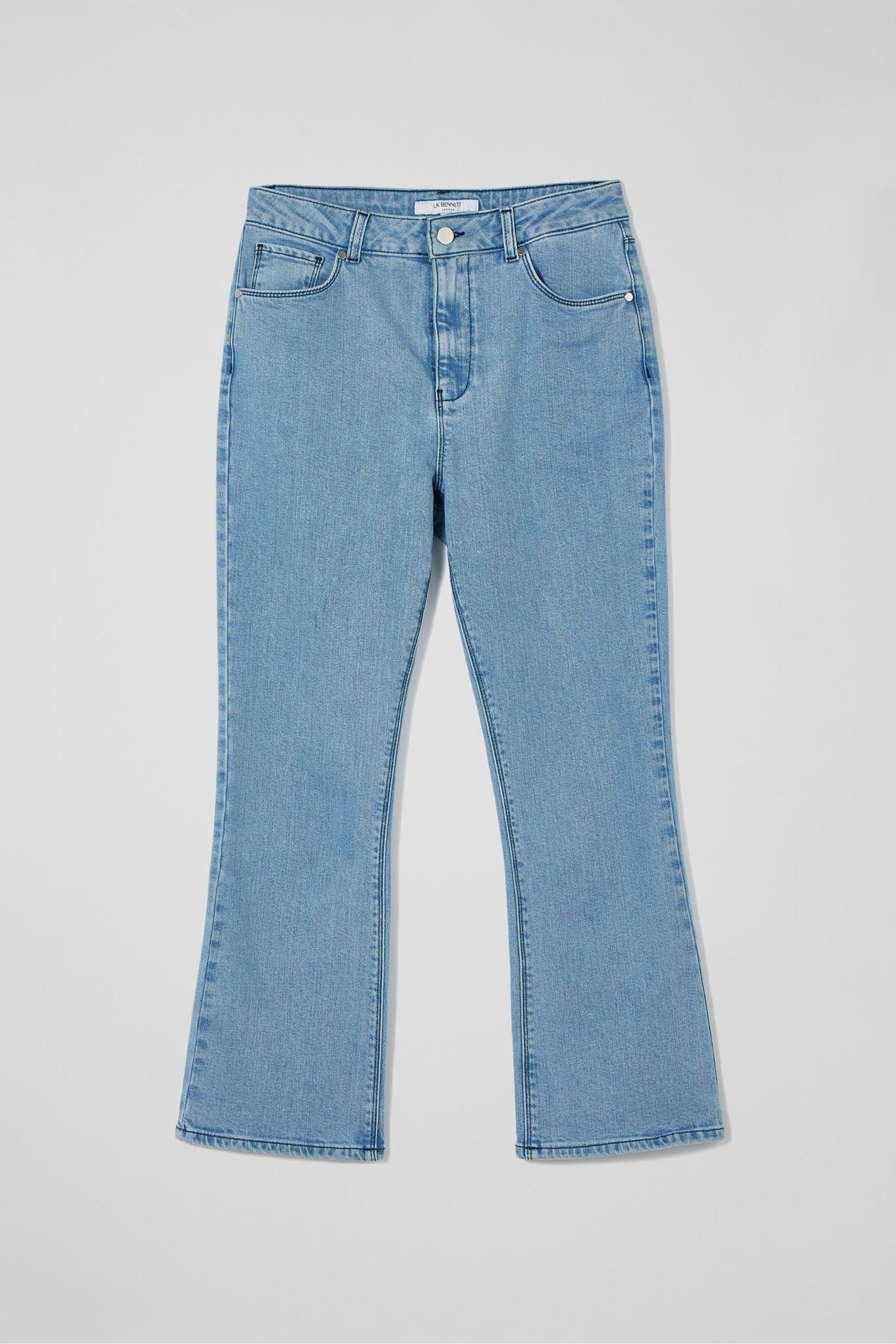 Buy LK Bennett Lydia Organic Cotton Kick Flare Jeans from the Next UK ...