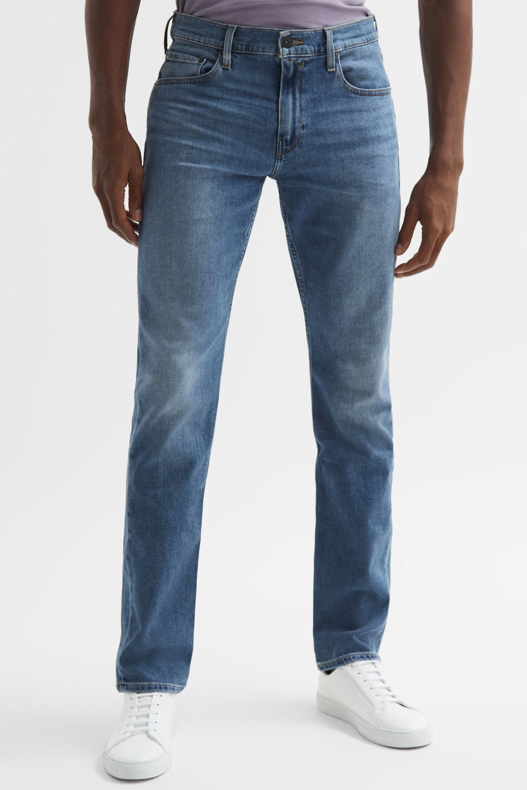 Paige Men's Federal Slim Fit Straight Leg Jeans In Garfield In Garfield