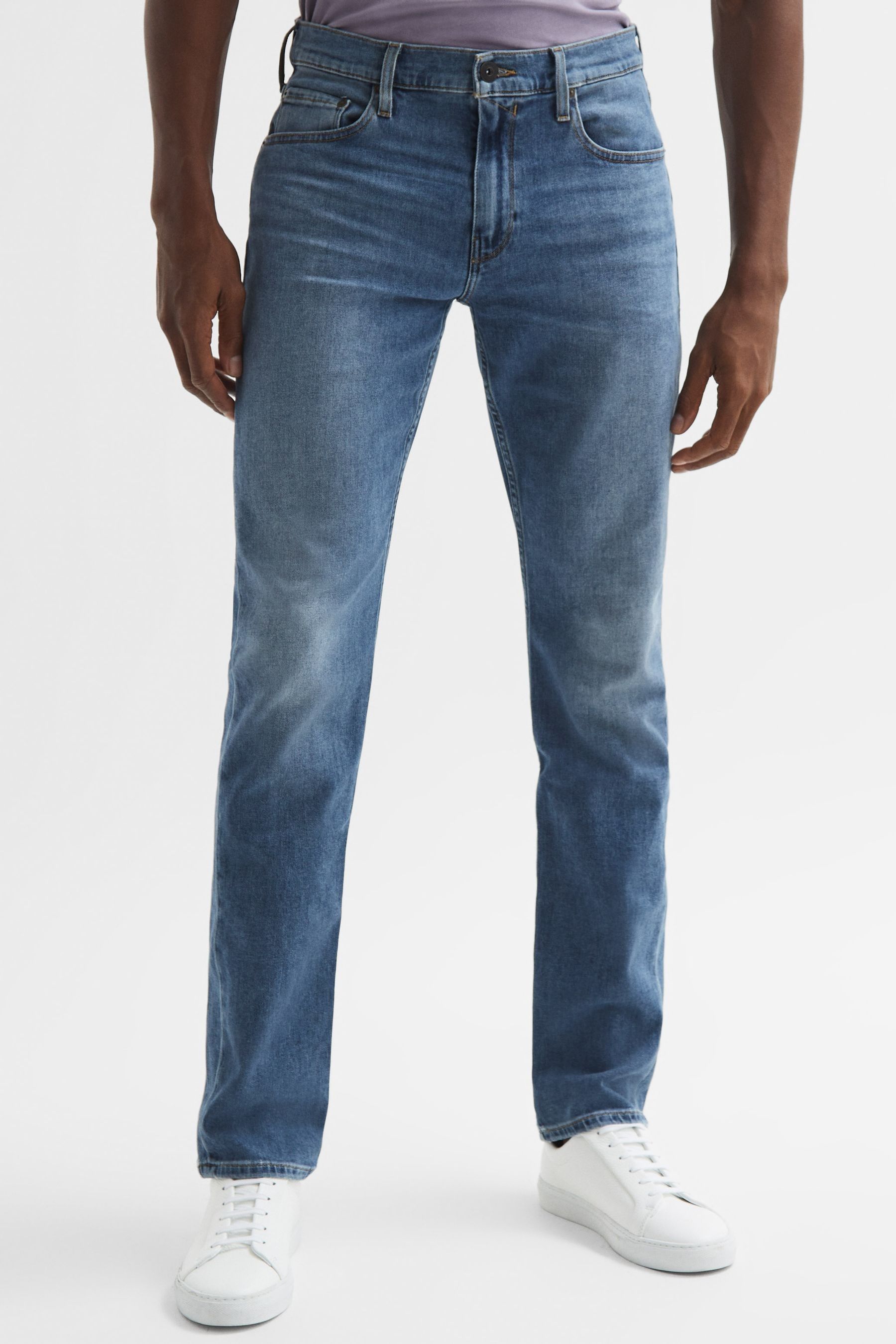 PAIGE GARFIELD FEDERAL - PAIGE PAIGE SLIM FIT STRAIGHT LEG JEANS