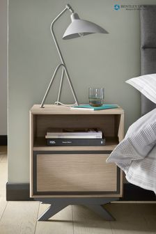 Bentley Designs Natural Brunel Bedside Table