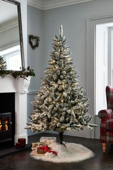 White Snowy Christmas 6ft Lit Trees (108143) | £155