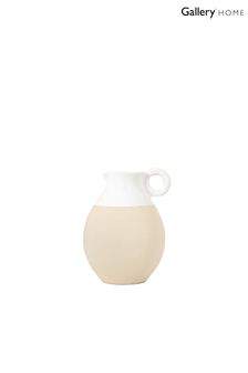 Gallery Home White Small Salton Pitcher Vase