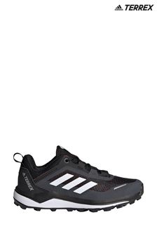 adidas Black Terrex Agravic Flow Primegreen Trail Running Youth and Junior Trainers