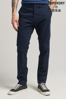 Superdry Blue Core Slim Chino Trousers