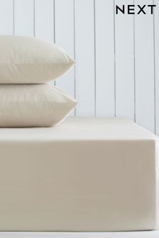 Natural Cotton Rich Extra Deep Fitted Sheet