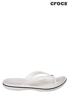 Crocs™ White Crocband™ Flip Flops (127481) | £30