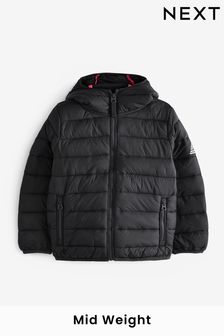 Black Puffer Jacket (3-17yrs) (128098) | £22 - £35