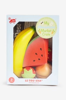Le Toy Van Wooden Fruits 5 A Day With Crate