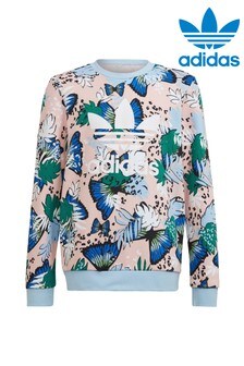 adidas Originals Floral Crew Sweatshirt