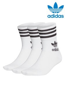 adidas Originals Mid Cut Crew Socks 3 Pack