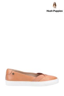 Hush Puppies Brown Tiffany Slip-On Shoes