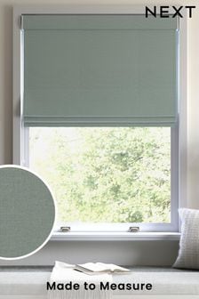Sage Green Cotton Made To Measure Roman Blind