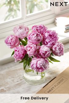 Pink Peony Letterbox Fresh Flower Bouquet (133950) | £32