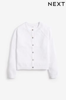 White Button-Up Cardigan (3-16yrs) (137138) | £11 - £16
