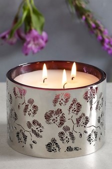 Dark Orchid & Patchouli 3 Wick Candle
