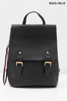 White stuff leather backpack clearance