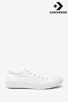 converse mens white trainers