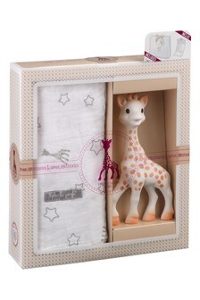 Sophie La Girafe Teether And Cotton Muslin Gift Set