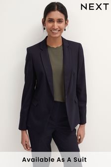 Tonello Wool Suit in Dark Blue Black Womens Clothing Suits Trouser suits 