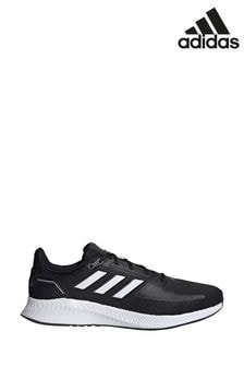 adidas Black/White Run Falcon 2 Trainers (140706) | £45
