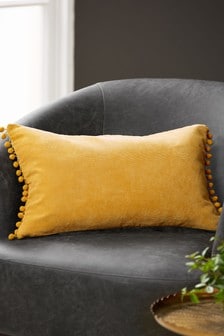 large yellow cushions
