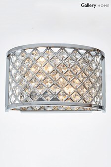 Gallery Home Silver Yoko Wall Light