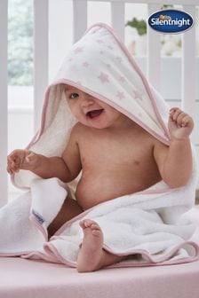 Silentnight Pink Safe Nights Bamboo Hooded Towel