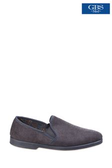 GBS Grey Twin Gusset Slippers