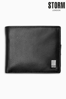 Storm Black Leather Wallet
