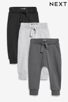 next boys black joggers