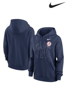 Nike Blue Big New York Yankees Game Pullover Fleece Hoodie (151567) | £60