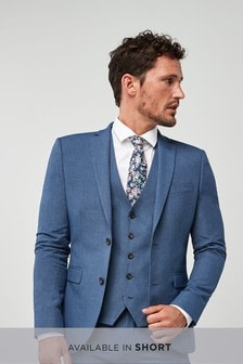 Mens Skinny Fit Suits | Mens Textured Skinny Fit Suits | Next UK