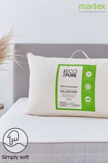 Set of 2 Martex Eco Pure Microfibre Pillows