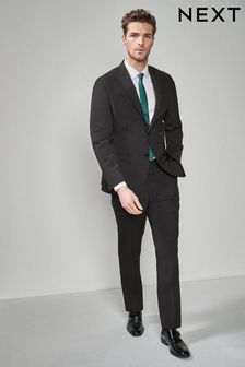 Charcoal Grey Regular Fit Two Button Suit (162063) | £60
