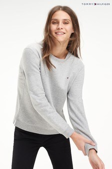 grey tommy hilfiger sweatshirt womens