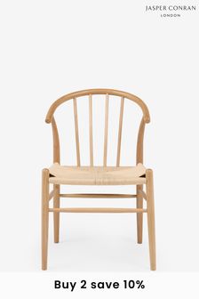 Jasper Conran London Set of 2 Oak Bray Dining Chairs