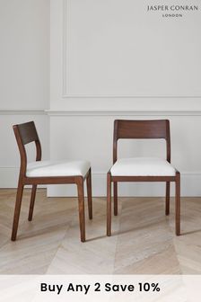 Jasper Conran London Natural Belgrave Dining Chairs Set of 2