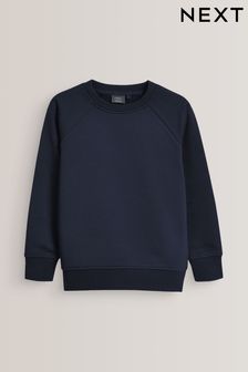 Navy Blue Crew Neck School Sweater (3-17yrs) (172656) | £8 - £14