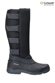 Cotswold Black Kemble Short Wellington Boots
