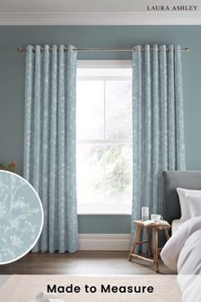 Pale Newport Blue Fennelton made to measure Curtains